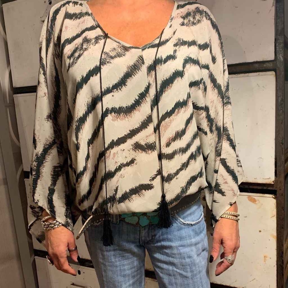Zebra Print Women's Top